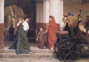 Alma-Tadema, Sir Lawrence Entrance to a Roman Theatre (mk23) Sweden oil painting artist
